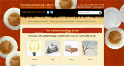 Desktop Screenshot of nanotechnologystore.com