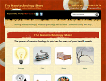 Tablet Screenshot of nanotechnologystore.com